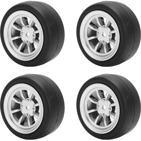 12-mm-Gummiradnaben-Set mit Messingreifen für WPL D12 ferngesteuertes Auto (1/5)