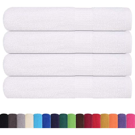 Serviettes FROGN 4 pcs blanc 100x200 cm 360 g/m² (1/5)