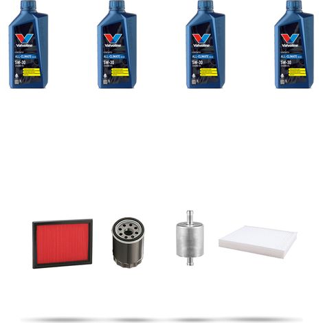Kit tagliando 4 FILTRI e 4L OLIO compatibile con Nissan Micra IV (k13) 1.2 12V 59KW Dal 2011 (1/5)