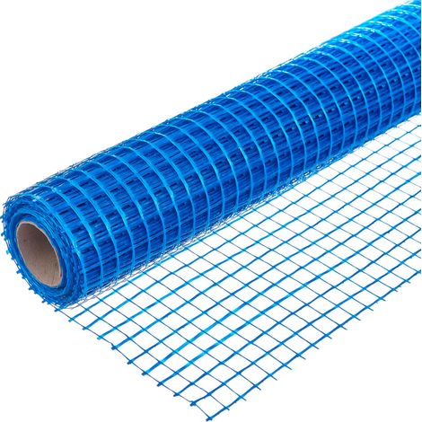 Armierungsgewebe außen 115g/m² Glasfasergewebe Blau, Für den Außenputz, Hohe Fassadendämmung - 1 Rolle á 50m