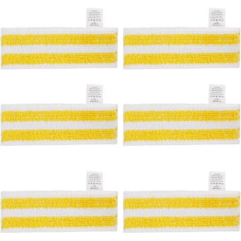 Paquete de 6 paños de repuesto de microfibra Kompatibel mit limpiadores a vapor Karcher Easyfix SC 1, SC 2, SC 3, SC 4, SC 5 (1/4)