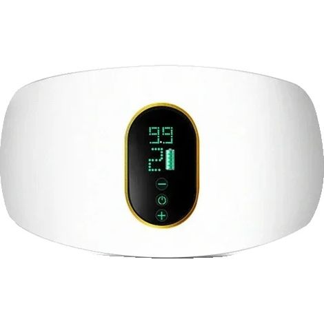 Ceinture de Massage Abdominal, 3 Modes Réglables, Fonction de Raffermissement du Corps, BlancB (1/2)