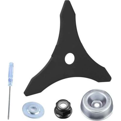 Lame de débroussailleuse 30,5 cm x 3T avec kit d'entretien pour tondeuse à gazon (1/4)