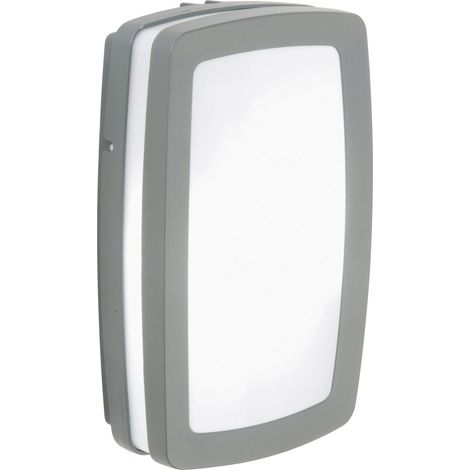 Aplique de pared KIRA E27 2x20 W IP54 Gris (1/3)