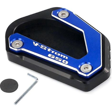 Seitenständer-Verlängerungsplatte für Suzuki V-Strom 650/XT DL650 (2004–2022) – Blau (1/5)