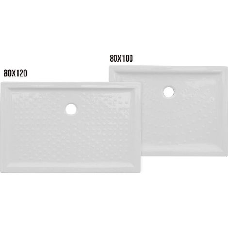 PIATTO DOCCIA H6 RETTANGOLARE IN CERAMICA DIANHYDRO cm 70 x 100 H. 6