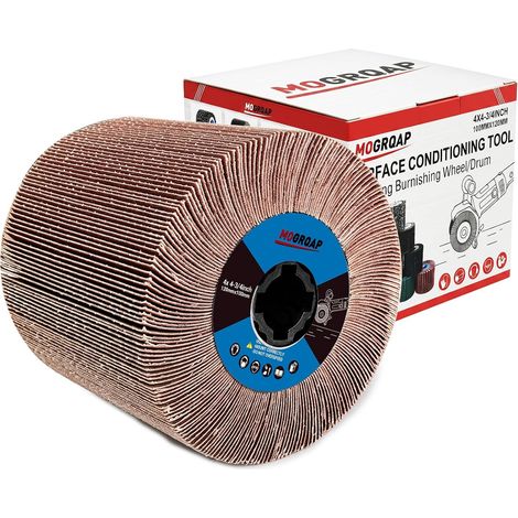 Brosse à Lamelles Abrasives Grain 80 Rouleau Abrasif pour Machine Satinée (1/5)