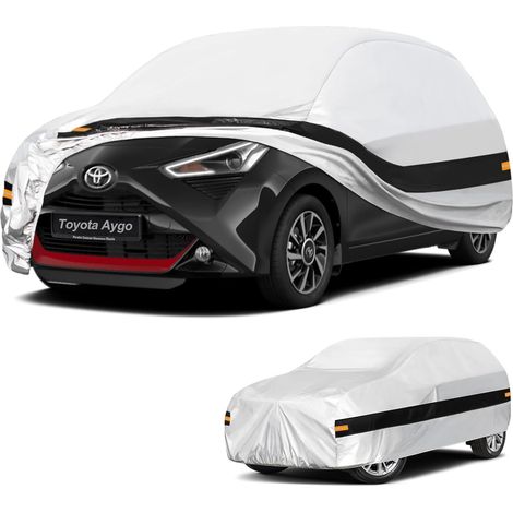 Bache Voiture Exterieur Housse Voiture à 10 Couche,Bache Voiture 100% Imperméable,Bâche Protection Voiture écran Solaire,Protection UV,Anti Rayures (1/5)