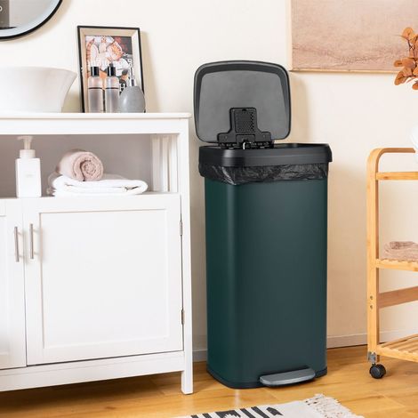 CASART 68L Recycling Pedal Bin Stainless Steel Kitchen Bin (1/5)