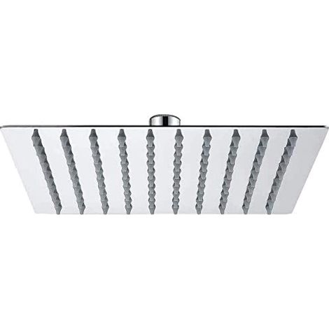 Duschkopf aus Edelstahl – Wassersparende Dusche, 20 cm quadratisch