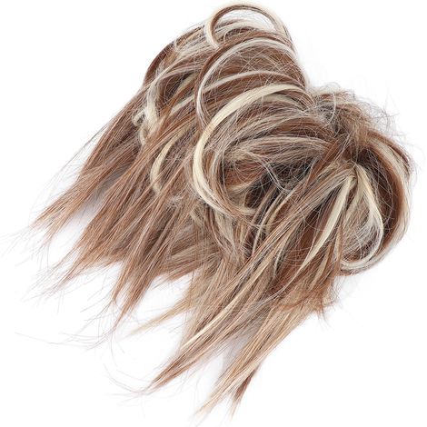 Chignon Postiche Élastique Ajustable Cheveux Naturels pour Femmes et Filles Q17‑13H613 (1/5)