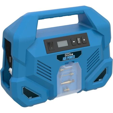 Compresseur AIRPOWER DUAL DRIVE 12/230V - sans huile - set 5 pièces