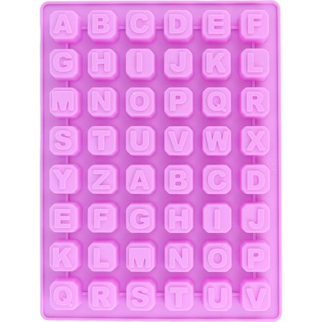 Moule en Silicone pour Bonbons, Glace pour Cubes de Chocolat, pour Moules Carrés, Moule en Coeur pour Chocolat, Dessert, Pâtisserie, Moule à Pâtisserie, Moule à Gâteaux, Moules à (1/5)