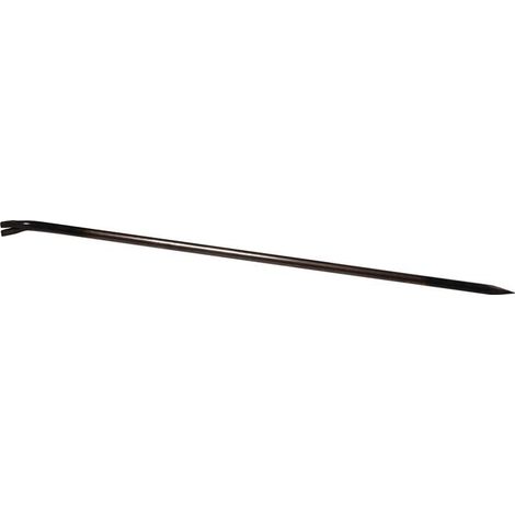 KRUMPHOLZ Brechstange Länge 1250 mm Breite 50 mmmit gebogener Klaue + Spitze schwarz lackiert