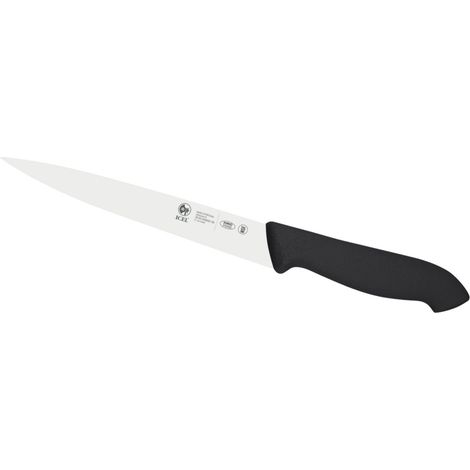 Icel coltello sfilettare flessibile professionale acciaio inox nero 16 cm