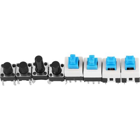 180 Stück Drucktaster für TV-, Audio- und Computer-Controller elektronischer Produkte (verpackt) (1/5)
