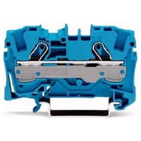 Connettore per barra di distribuzione a 2 fili da 6 mm² blu Topjobs 2006-1204