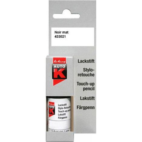 NOIR Mat (Stylo retouche 9 ml ) - Pinceau retou... (1/4)
