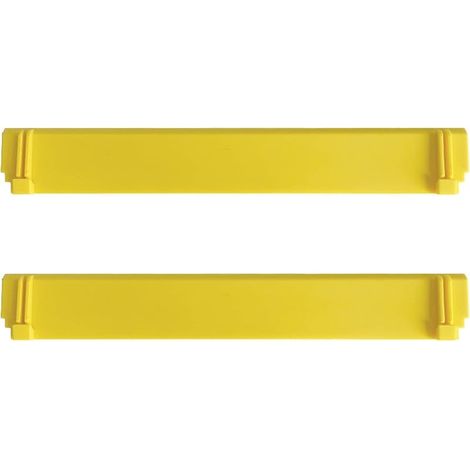 Lot de 2 lèvres en caoutchouc de rechange compatibles avec aspirateur de fenêtre Karcher WV6 280 mm, nettoyage de diverses surfaces lisses telles que les portes de douche, les murs de salle de bain, (1/5)