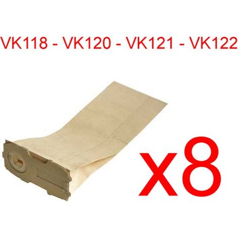 8 SACS ASPIRATEUR VORWERK KOBOLD VK118 VK120 VK121 VK122 B48 Vorwerk