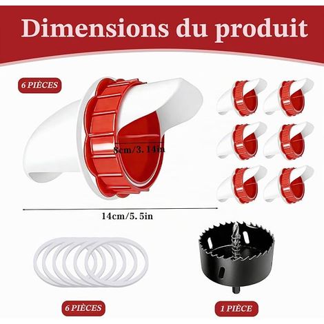 Chicken Feed Dispensers, Bucket, Crate, Duck, Goose, Turkey, Pigeon (1/4)