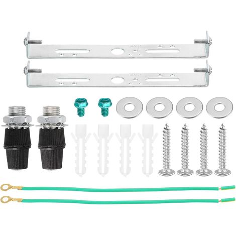 Hanging Plate Ceiling Light Kit 145 x 20 x 15 mm Lighting Chandelier Fixture Mounting Bracket for Home Office Light, 2 Set (1/5)