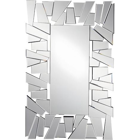 Specchio a muro L. 120 x H. 76 cm in Acciaio inox - UYUNI (1/5)
