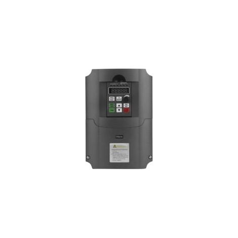 Convertisseur de tension monophasé 220VAC Sortie triphasée 380VAC Puissance 7.5kW Contrôle vectoriel sans capteur