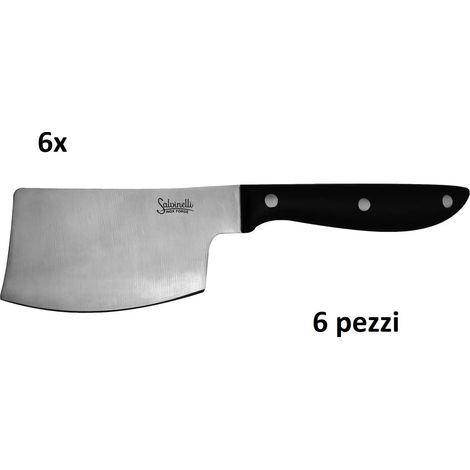 Set 6 Coltelli da Tavola Mannaretta Bistrot Liscia Salvinelli (1/2)