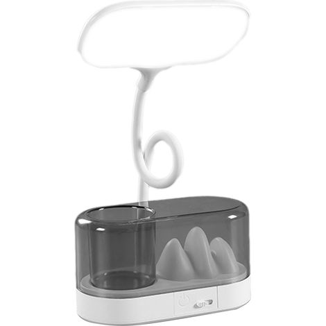 Lampe de bureau LED 3 en 1 avec veilleuse intelligente, porte-stylo, lampe de lecture et protection des yeux, idéale pour la chambre, le dortoir ou le bureau. (1/5)