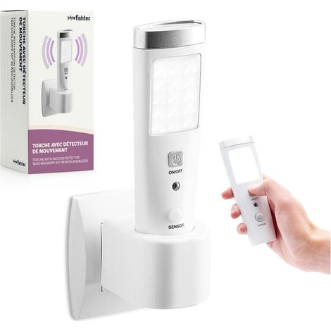 Umgebungslicht, 4-in-1 multifunktionale LED mit Bewegungssensor, Notlicht, wiederaufladbare Taschenlampe, 3,7-V-Batterie, weiß (1/5)