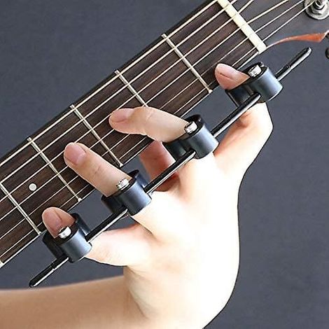 extenseur De Doigt Rglable - Bandes D'entranement De Rsistance Pour Guitare, Basse, Piano - Systme De Vitesse Des Doigts - Accessoires De Renforce (1/5)