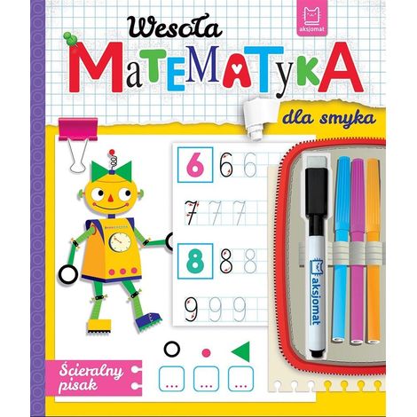Lustige Mathematik für Kinder. Löschbarer Marker.