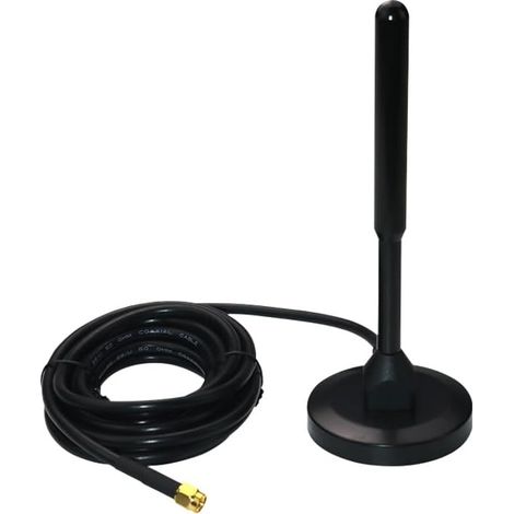 Antenne TV d'intérieur améliorée longue portée avec réception à 360° pour téléviseurs intelligents 4K 1080p