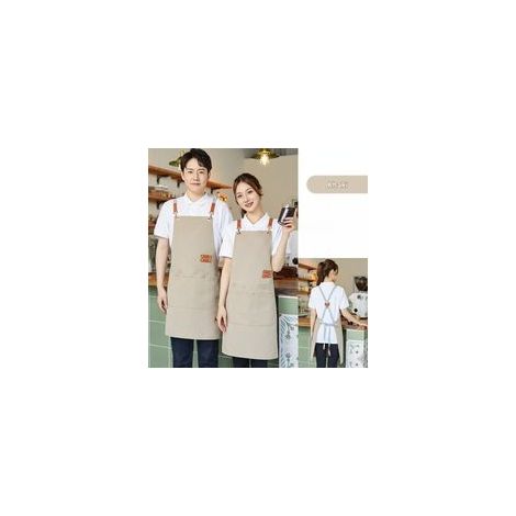 Grembiule da barbecue, grembiule da cucina unisex, schiena incrociata, grembiule da lavoro unisex, grembiule da giardinaggio impermeabile, fai da te, personalizzabile, modello 6 - Crezuo