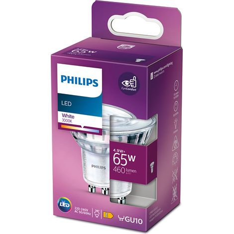 Philips 8719514308770 ampoule LED Blanc 3000 K 4,9 W GU10 E (1/2)