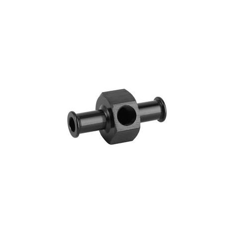 Adaptateur de manomètre de carburant nitreux en alliage d'aluminium universel 3/8in tuyau 1/8in NPT PortBlack