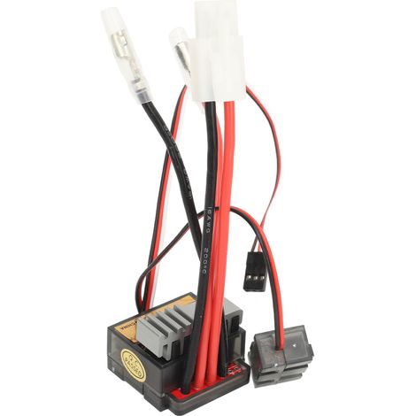 Contrôleur de vitesse électronique ESC 320A pour voiture télécommandée, compatible avec les batteries NiMH et lithium 2S. (1/5)