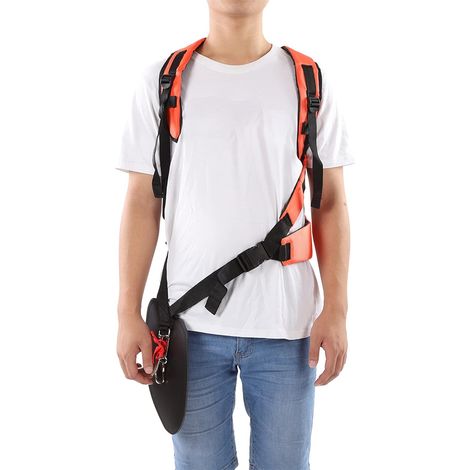 LYCXAMES Trimmer-Y-förmiger Gürtel, bequemer doppelter Schultergurt für Trimmer für Freischneider (1/5)
