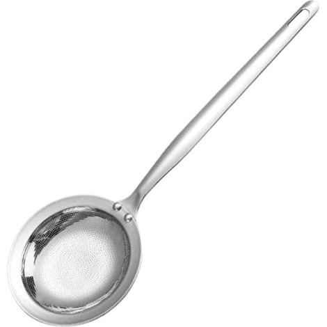 Cuillère Écumoire Long Manche Acier Inoxydable (1/5)