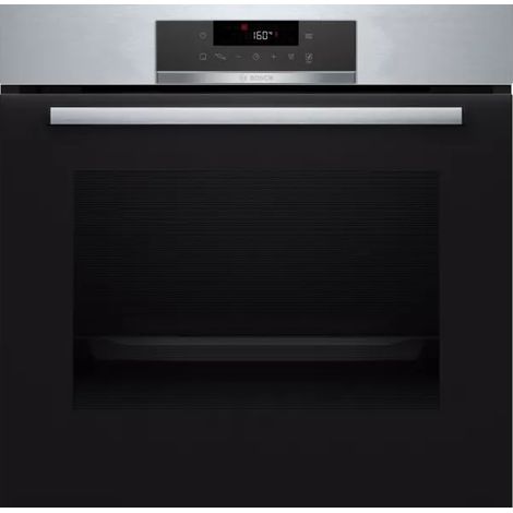 Forno multifunzione da incasso 71L 60cm con pirolisi e idrolisi, acciaio inox - HBA171BS4F - Bosch