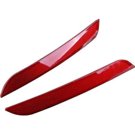 Réflecteur de pare-chocs arrière à lentille rouge pour BMW F30, F32, 325i, 328i, 330i, 420i, 428i et 430i (références : 63147382233 et 63147382234) (1/5)