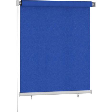 Tenda a rullo Tenda avvolgibile per Esterni 125(L)x140(A) cm Blu HDPE (1/3)