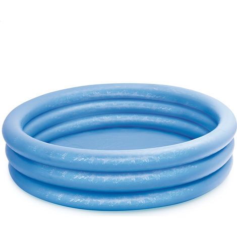 1 Piscine Gonflable Vinyle, Bleu Cristal, 168x38 Cm, Pour Jardin, Enfant (1/5)