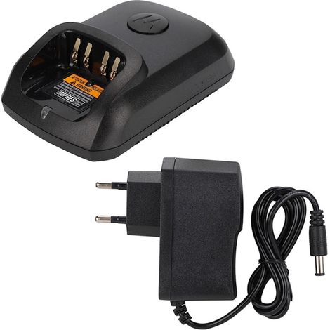 Base de charge pour talkie walkie, conception compacte, indicateur de charge, 14,5x9,5x5cm, polyvalent et pratique (1/5)