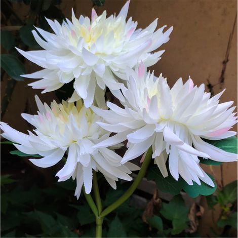 Fleurs Artificielles - Lampe De Jardin À LED - Pour Extérieur - Blanc - 1 Pièce (1/3)