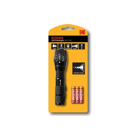 LINTERNA TACTICA KODAK LED FLASHLIGHT ULTRA 290 LM + 3XAAA - 30418363