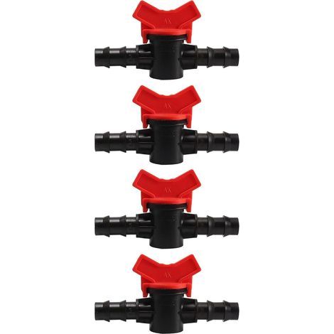 4PCS Ball Valve, 14 mm, Barbed, POM, Flow Control, Drip Irrigation (1/5)