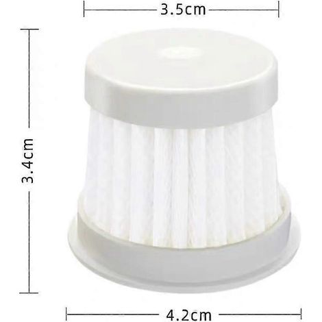 8 filtros HEPA para aspiradora ZC401F para eliminación de ácaros. (1/4)