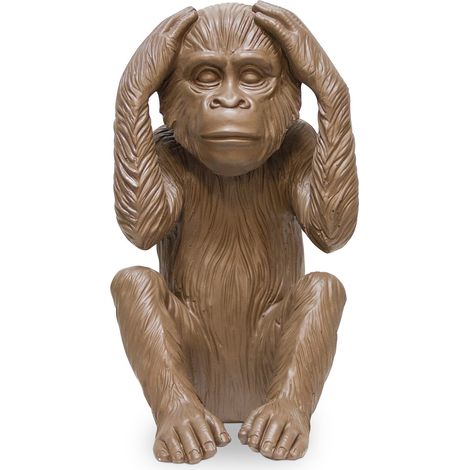 Figurine Décorative Design - Singe Sourd - Sapiens Marron (1/5)